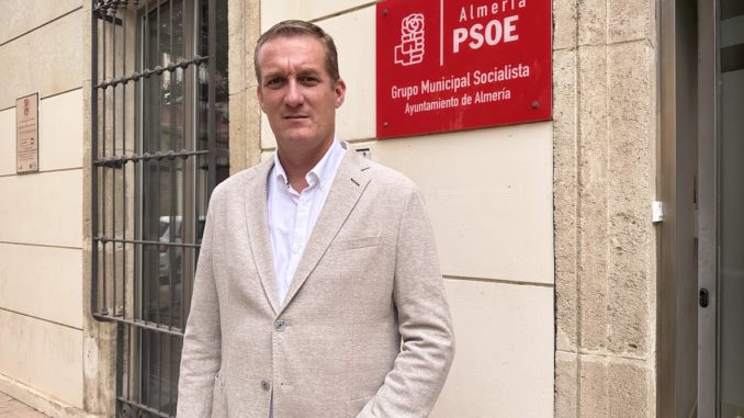 Raúl Enríquez, concejal del PSOE en el Ayuntamiento de Almería