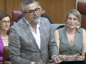 Juan Antonio Lorenzo Cazorla en el Parlamento Andaluz