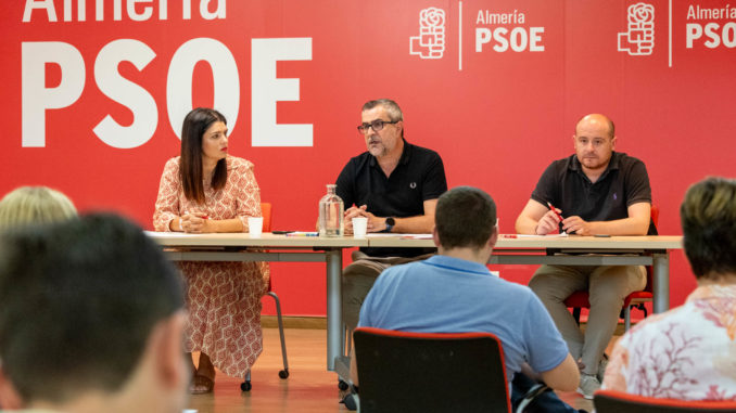 Reunión de la Ejecutiva provincial del PSOE de Almería