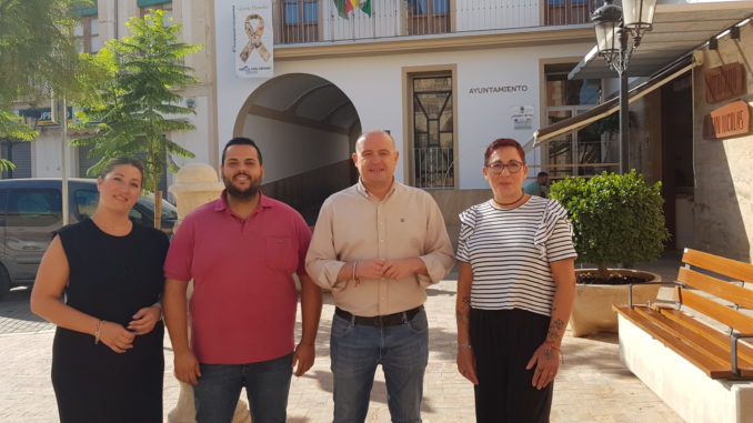 Marina Gálvez, José Miguel Sánchez, Antonio Martínez y Cristina Zayas