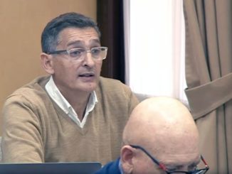 José Luis Sánchez Teruel en comisión parlamentaria