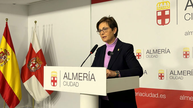 Adriana Valverde, portavoz socialista en el Ayuntamiento de Almería