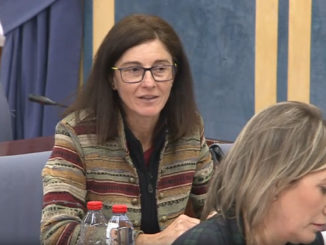 Pilar Navarro en la Comisión de Cultura del Parlamento andaluz