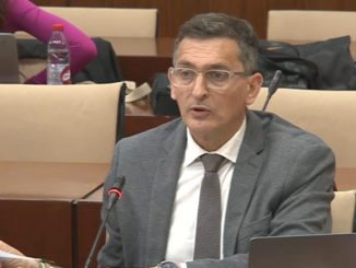 José Luis Sánchez Teruel en la Comisión de Empleo