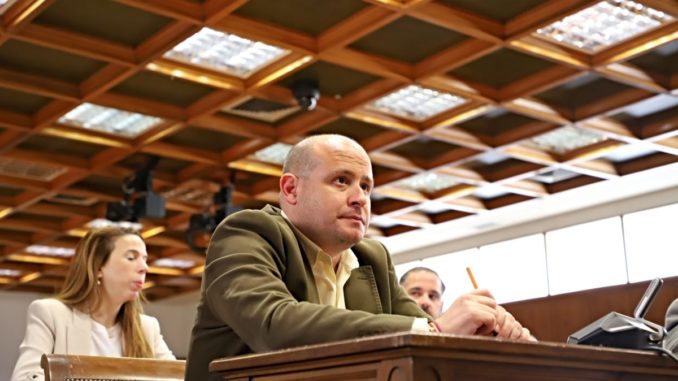 Antonio Martínez Rodríguez, en el Senado