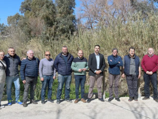 240325 Foto PSOE Mateo Hernández con alcaldes y concejales del PSOE de la comarca de Andarax