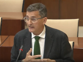 Sánchez Teruel durante la comisión