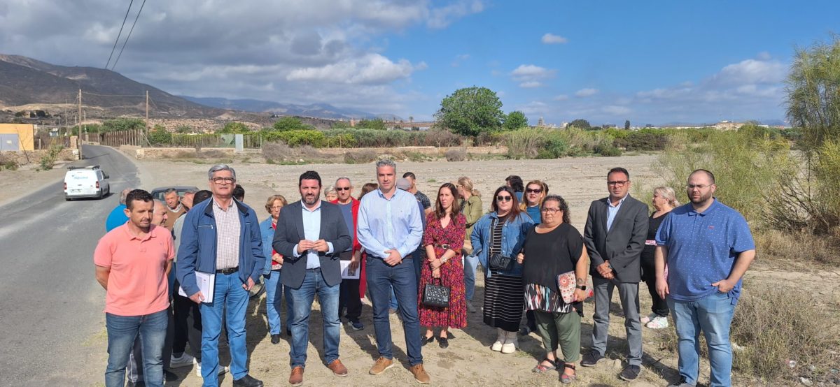 El PSOE reclama un puente en el río Andarax que conecte Pechina y Benahadux para evitar riesgos a miles de usuarios