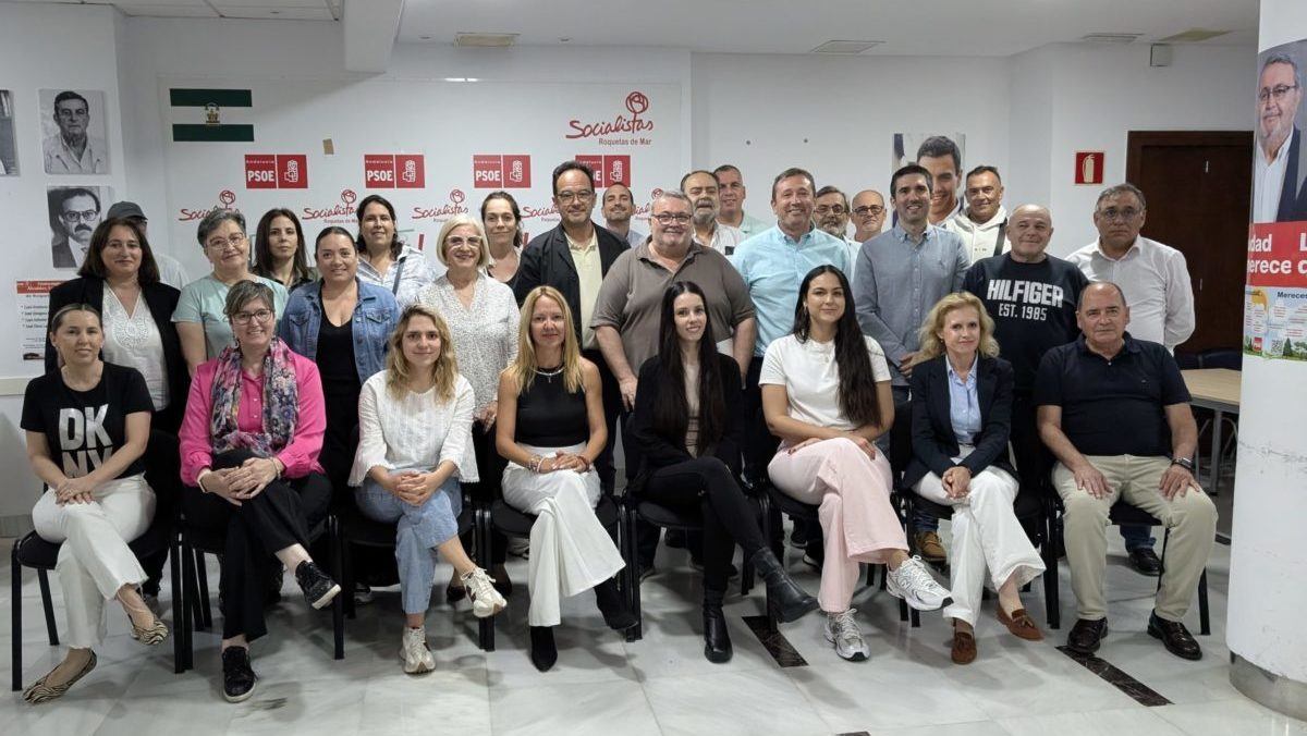 ROQUETAS. Manolo García sigue al frente del PSOE de Roquetas liderando una Ejecutiva con Rafael Torres como vicesecretario general
