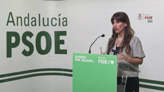 Inés Plaza en rueda de prensa Inés Plaza en rueda de prensa