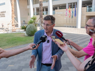 José Luis Sánchez Teruel en el Hospital Torrecárdenas