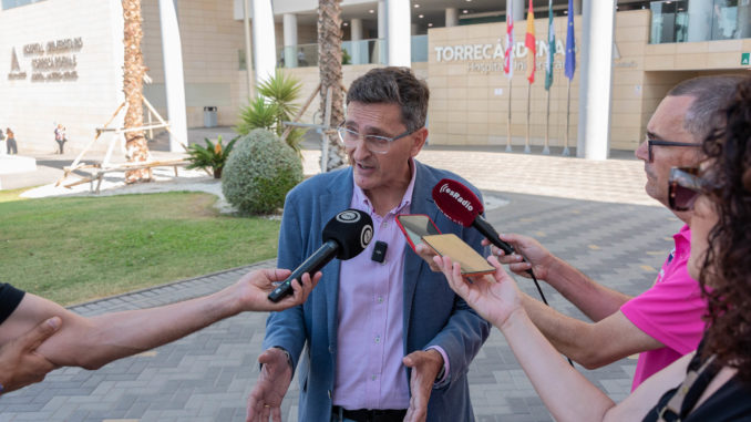 José Luis Sánchez Teruel en el Hospital Torrecárdenas José Luis Sánchez Teruel en el Hospital Torrecárdenas