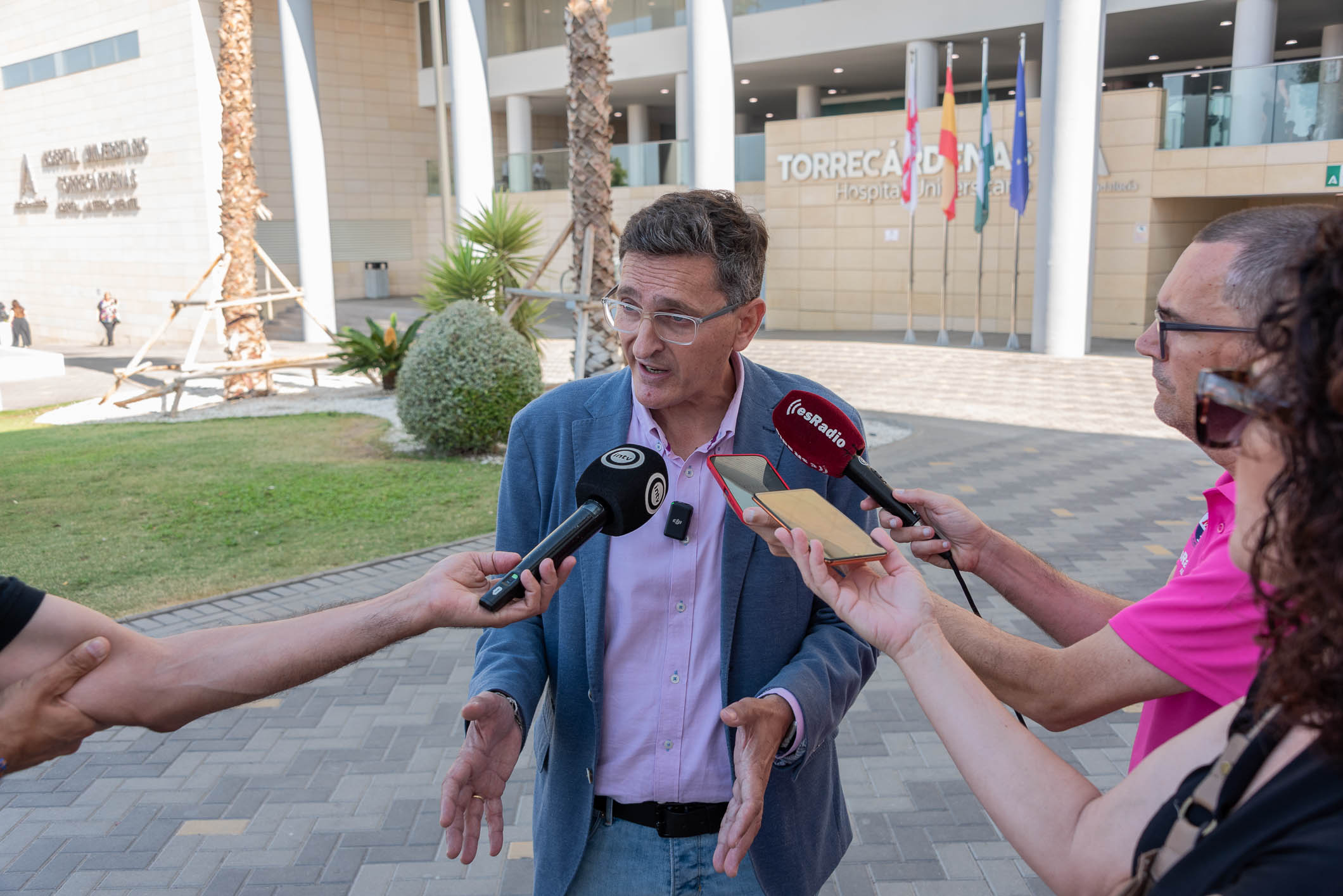 El PSOE reclama a la Junta una Unidad de Cirugía Torácica en Torrecárdenas, el único hospital de su nivel que no la tiene