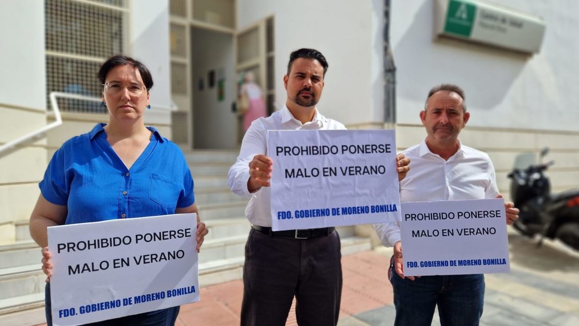 Este verano estará prohibido ponerse malo en Almería por los recortes a la sanidad pública de Moreno Bonilla