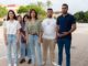 Fátima Herrera junto a dirigentes socialistas en la UAL
