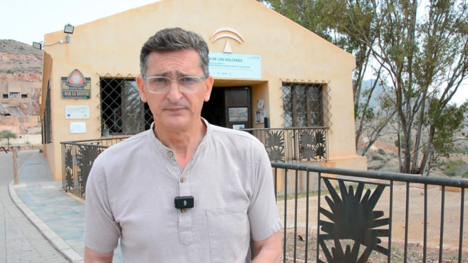 José Luis Sánchez Teruel a la salida de la Junta Rectora del Parque Natural