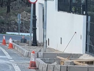 Imagen de las obras de acerado en Felix