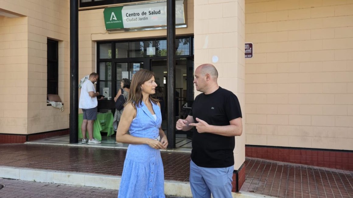 El PSOE pone al centro de salud de Ciudad Jardín como ejemplo del desmantelamiento de la sanidad pública que está llevando a cabo Moreno Bonilla