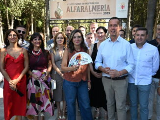 María Márquez con socialistas almerienses