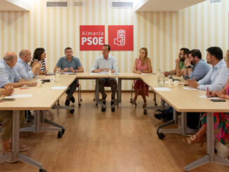 José María Martín reunido con cargos institucionales y orgánicos del PSOE de Almería