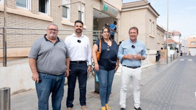 Mateo Hernández, Rafael Torres, Manolo García y Carmen Cuadra