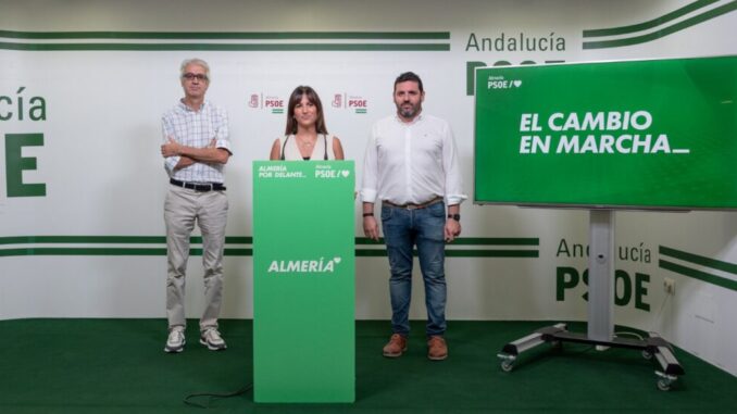 Plaza durante la rueda de prensa