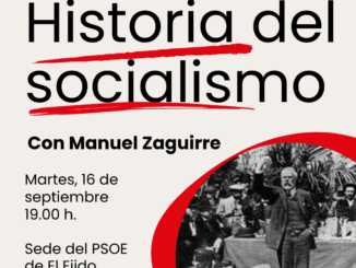 Cartel Aula Socialista de El Ejido. Historia del socialismo