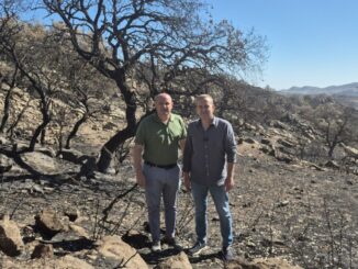 Martínez y Ramos en la Sierra Atalaya