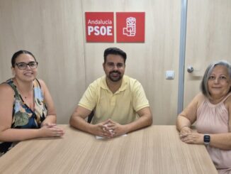 Mateo Hernández junto a responsables provinciales de FTPS-SAE