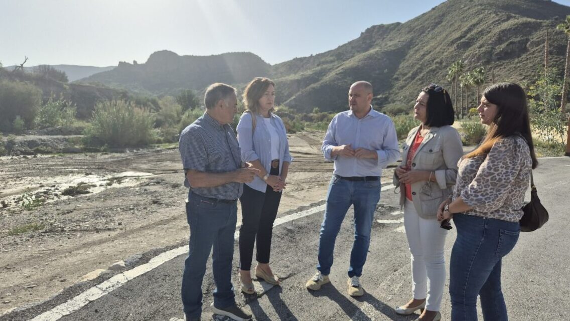 El PSOE reclama a Juanma Moreno un proyecto integral para prevenir inundaciones en el río Almanzora