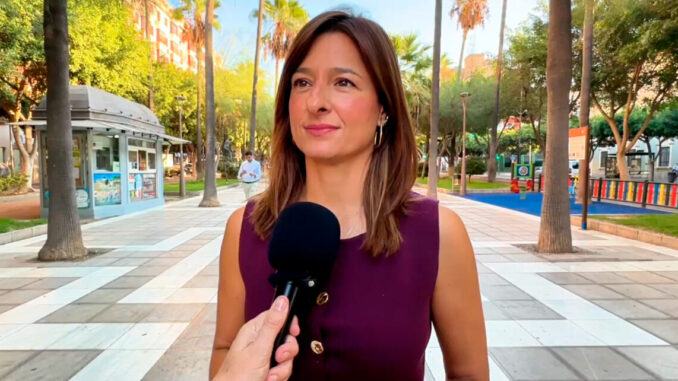 Fátima Herrera, portavoz del PSOE de Almería