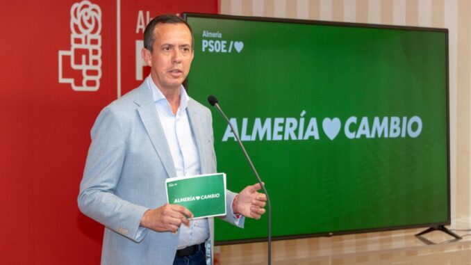 José María Martín. Secretario General del PSOE de Almería