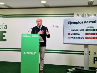 Antonio Martínez durante la rueda de prensa