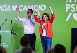 Martín y Montero en el Día de la Rosa