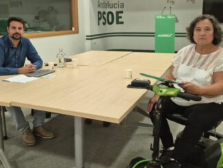 Mateo Hernández junto a Rosa Hernanz