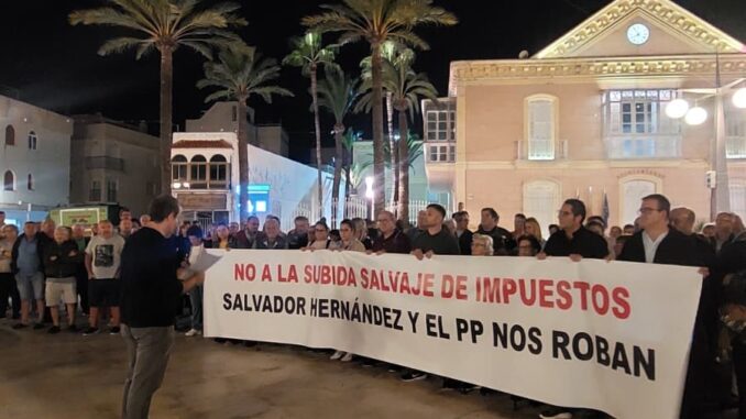 Manifestación en Carboneras