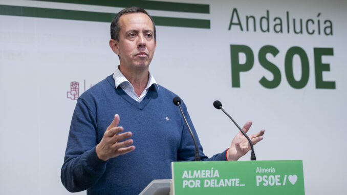 José María Martín, secretario general del PSOE de Almería
