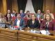 Grupo Socialista en la Diputación Provincial antes de comenzar el pleno
