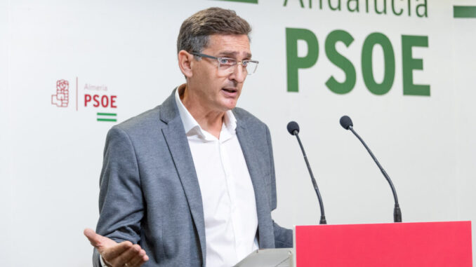 José Luis Sánchez Teruel, parlamentario andaluz del PSOE de Almería