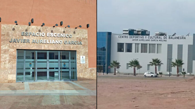 Espacio escénico de Fines y centro deportivo y cultural de BalanegraPabellón de