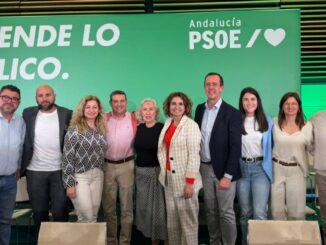 Candidatura socialista al parlamento de Andlaucía junto a María Jesús Montero