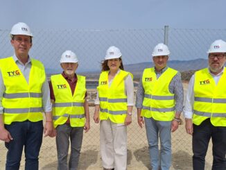 Visita a las obras de las balsas de almacenamiento y regulación que el Gobierno de España está construyendo en el Levante almeriense