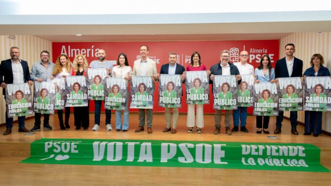 Candidatura del PSOE de Almería para las elecciones andaluzas del 17 de mayo