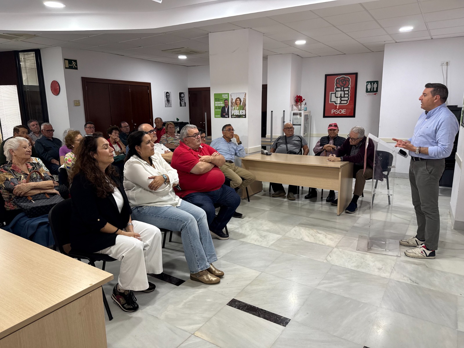 José Nicolás Ayala denuncia que Almería tiene los peores datos de atención a la dependencia de toda Andalucía