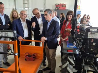 Bolaños durante su visita a la Escuela Agraria de Vícar 2