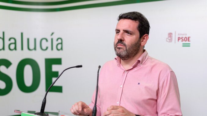 Juan Manuel del Real, portavoz del PSOE en la Diputación de Almería