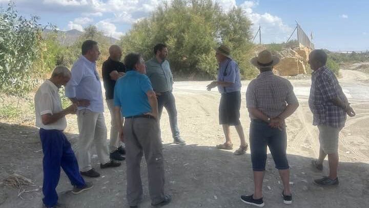 OLULA. El PSOE exige a la Diputación Provincial una actuación “urgente” en el Río Almanzora a su paso por Olula