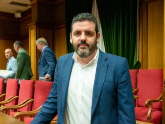 Juan Manuel del Real, portavoz del PSOE en la Diputación de Almería
