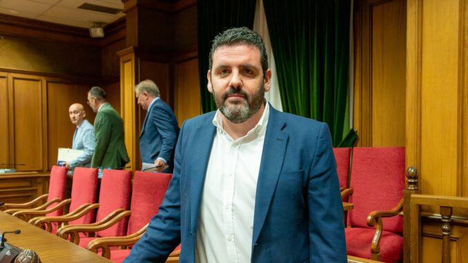 Juan Manuel del Real, portavoz del PSOE en la Diputación de Almería