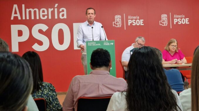 José María Martín durante la reunión de ejecutiva